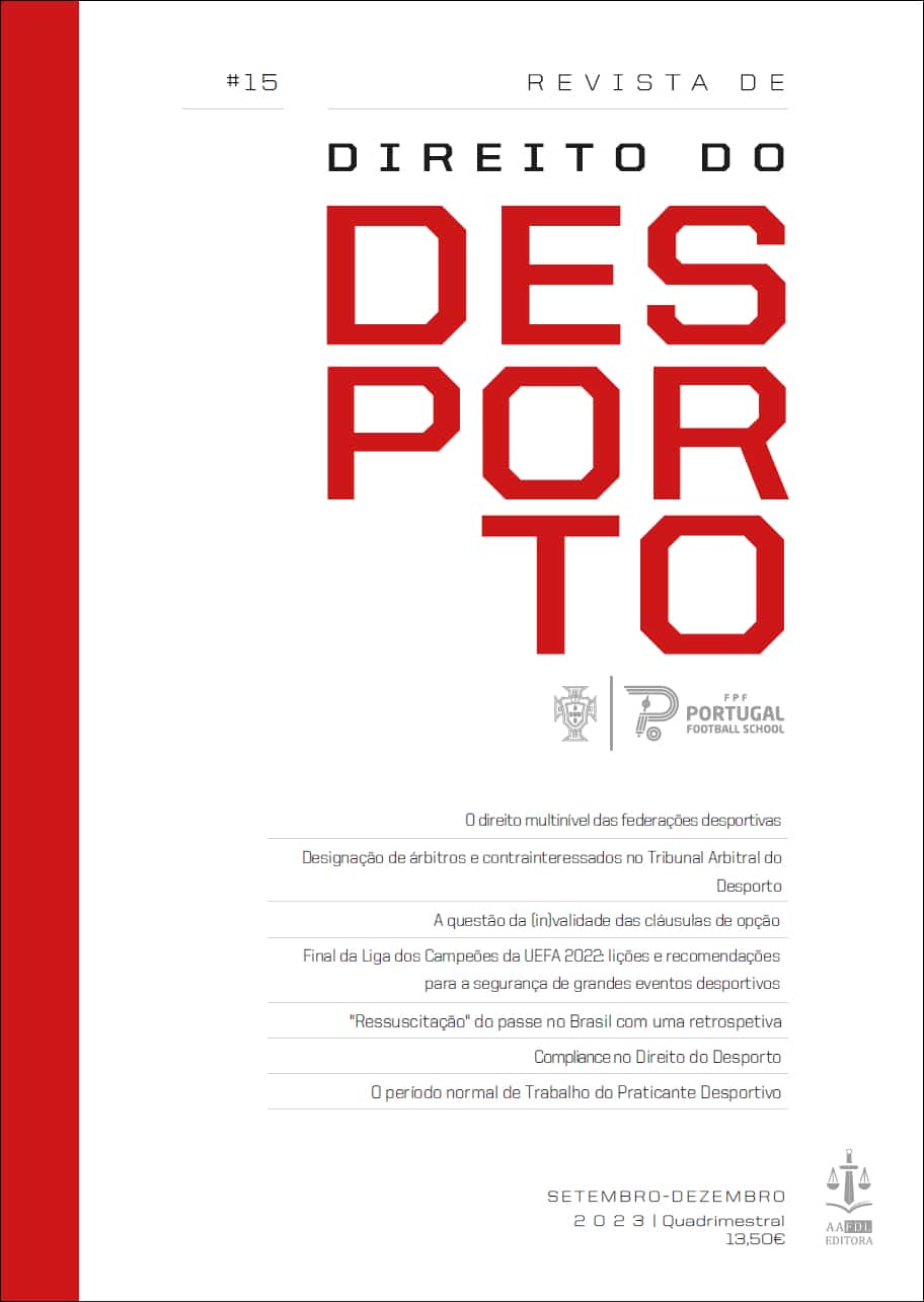 Ebook Revista de Direito do Desporto Ano V N.º 15