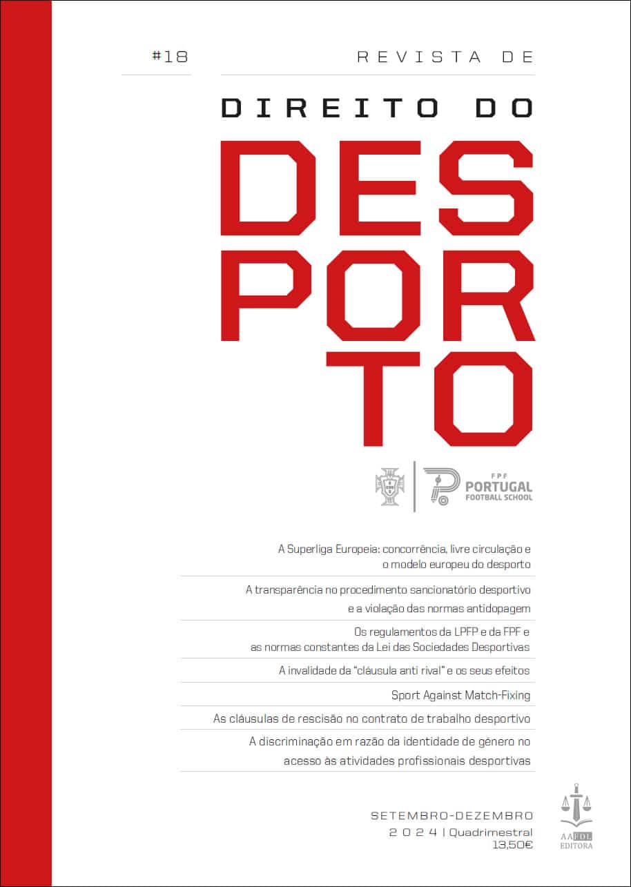 Ebook Revista de Direito do Desporto Ano VI N.º 18